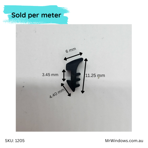Glazing vinyl - WEDGE 4mm