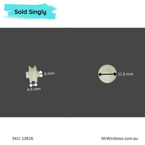 Window and roller - suits Connelly windows - 3D printed- Sold singly
