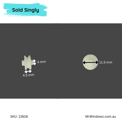 Window and roller - suits Connelly windows - 3D printed- Sold singly