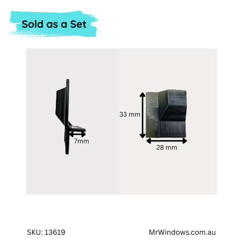 Bradnams SD2 sliding stacking door caps