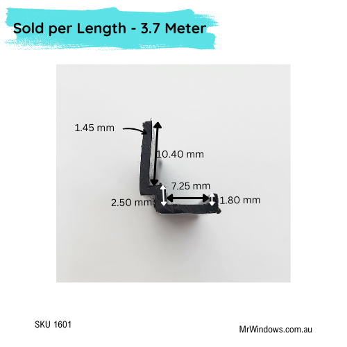 Rigid glazing bead - suits old Trend  windows - Sold in lengths 3.0m long