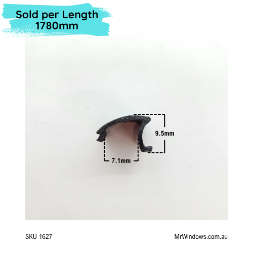 Rigid glazing bead - suits old Stegbar windows