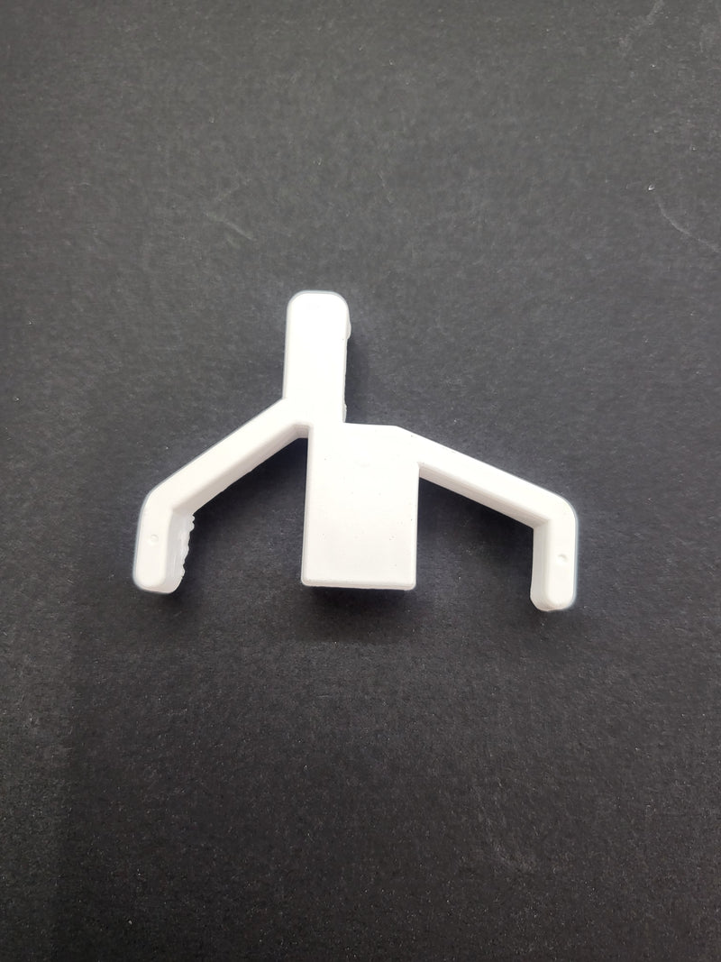 End Cap - suits AB Pivots shower door stile - White - Sold singly