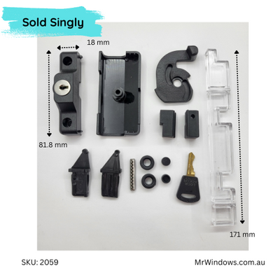 Wintec Multi-Lock/ Vent Lock (All Componentry For Triple-Lock)