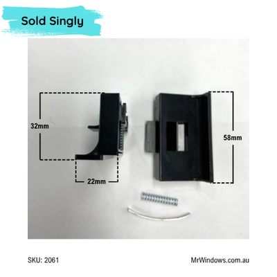 Window Handle - suits Wunderlich - non-locking- Sold singly
