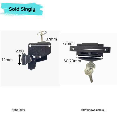 Window Handle - Trend - 3D printed - Modified replacement for 3 obsolete handles