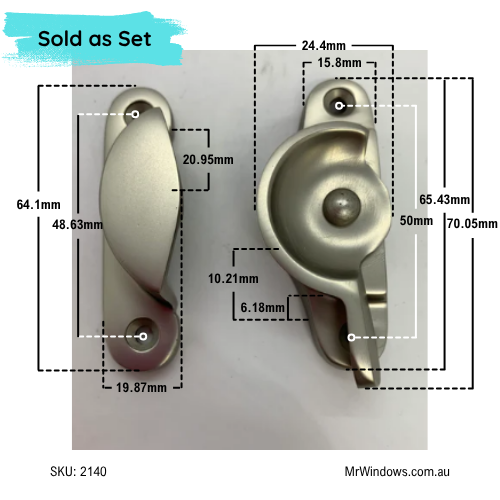 Sash window fasteners - sold singly