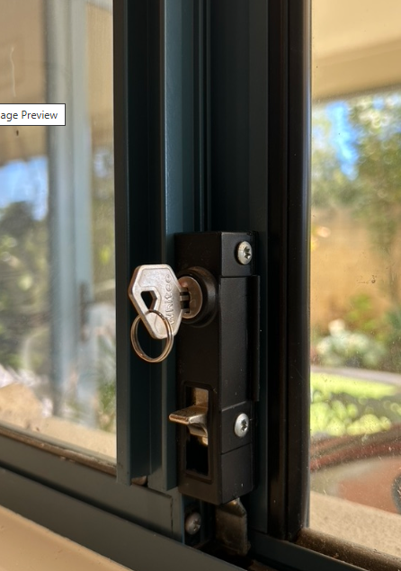 Vent Lock - suits Bradnams sliding windows- Sold singly