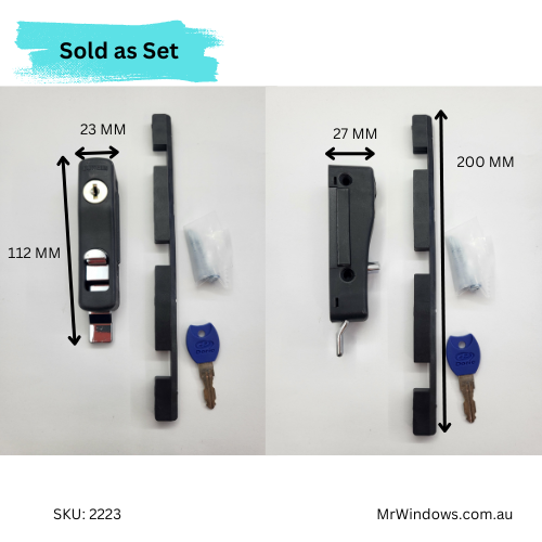 Vent Lock - suits Dowell sliding windows - sold singly