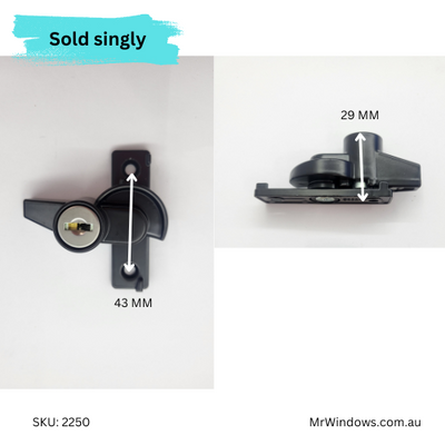 Double hung Sash Lock - keyed