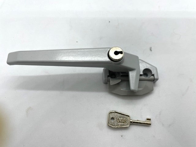 CAM handle - Whitco Catches - Wedgeless - keyed - AWS Silver grey