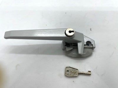 CAM handle - Whitco Catches - Wedgeless - keyed - AWS Silver grey