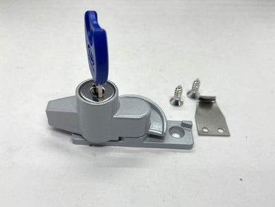 Double hung key lock - Silver - Key #27001