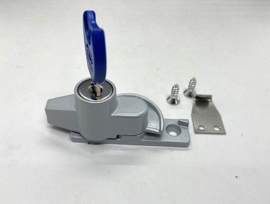 Double hung key lock - Silver - Key #27001