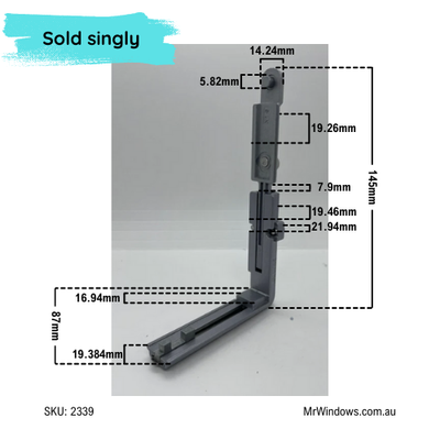 Corner device  ZA1 - suits multipoint lock by Kinlong