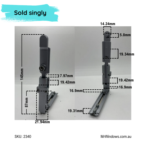 Corner device ZA3 - Kinlong - Multipoint locking system