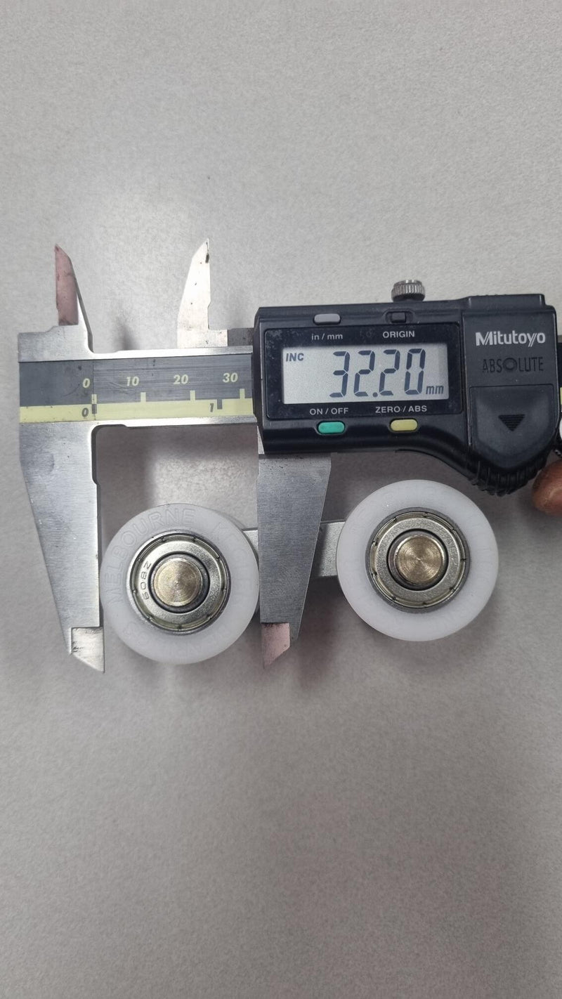 Top hung QUAD gate roller - heavy duty - concave tyre - SPECIAL CUSTOM ORDER (Copy)