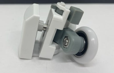Cezanne TOP roller x  1 - frameless shower - White