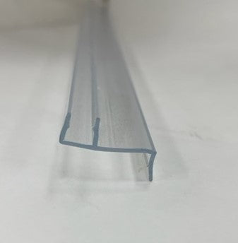 Shower water drip rail - suits 6mm glass - sold as 1 meter or 2 meters  length