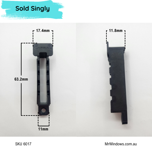 Head guide - suits Capral Urban series windows - Sold singly