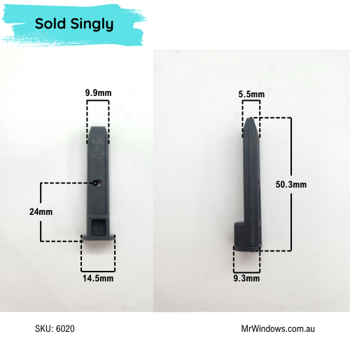 Guide Block - suits Bradnams old Window - sold singly