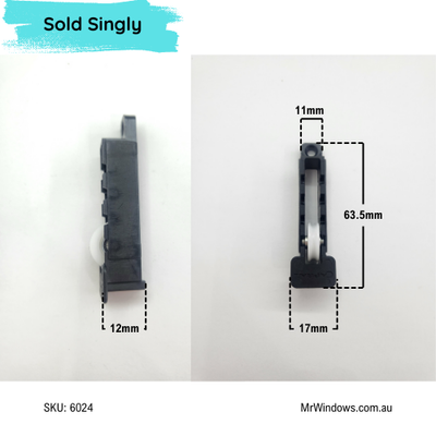 Window rollers - suit Capral 580 Urban series windows - Sold singly