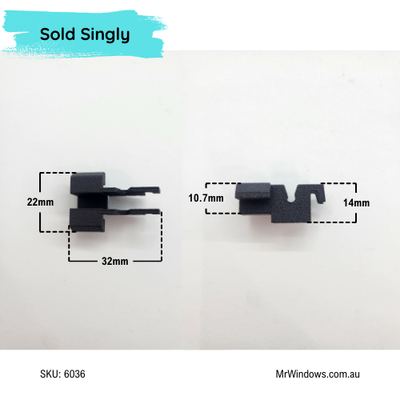Window carriage ONLY - suits Connelly windows - 3D printed