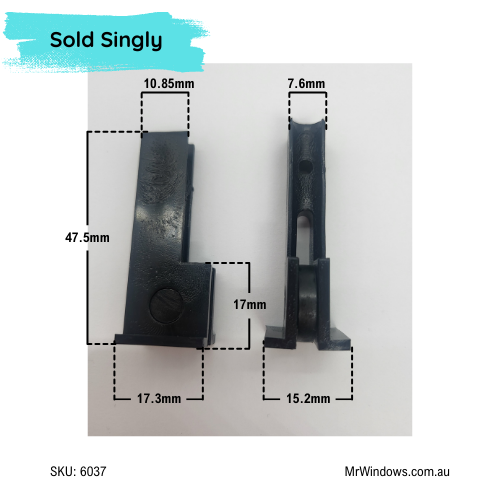 Window rollers - suit CTL, G James 165, Alumalite- Sold singly