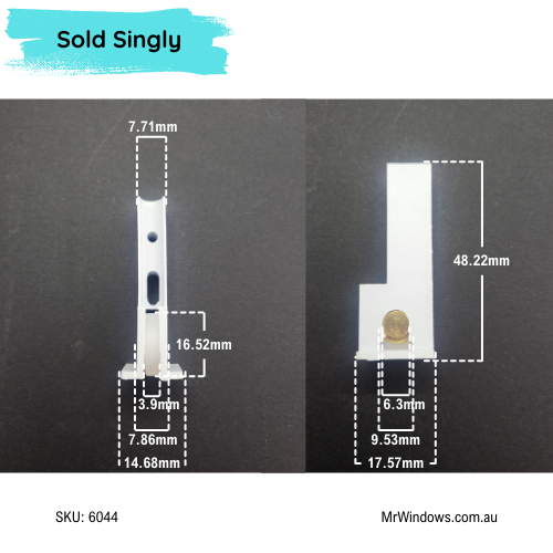 Window roller - suits CTL, G James windows (Brass Pin) - Sold singly