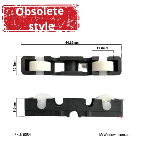 Window rollers  USED FOR  new Wintec + OLD Wintec and others - Double bogey