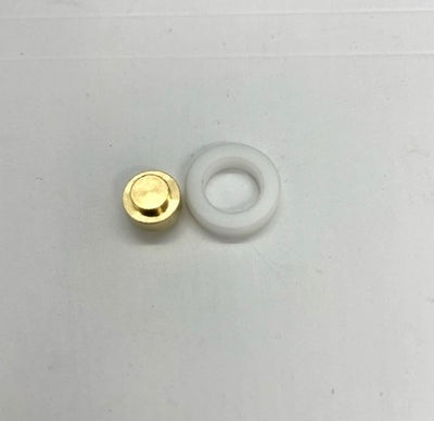 Roller + axle - suits CTL, G James windows - FLAT ROLLER