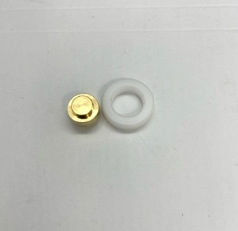 Roller + axle - suits CTL, G James windows - FLAT ROLLER