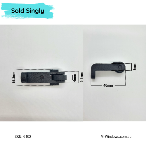 Window roller- suits OLD Wunderlich - 3D printed - Sold singly