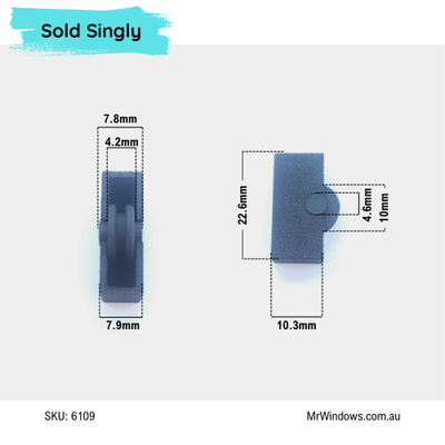 Window Roller- Suits Naco Pillar - 3D printed- Sold singly