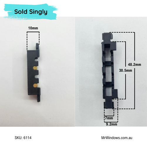 Window roller and carriage sold separately  - suits Crane windows - Sold singly