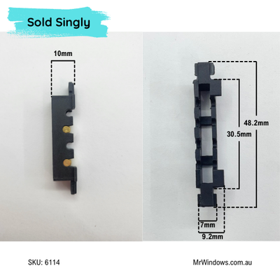 Window roller and carriage sold separately  - suits Crane windows - Sold singly