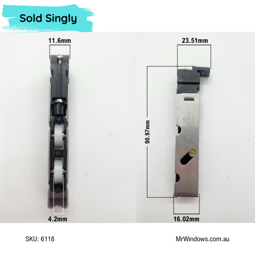 Window roller - suits G James 075 series- Sold singly