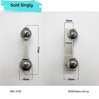 COWDROY cavity door carrier - sold singly - Quad-Ball