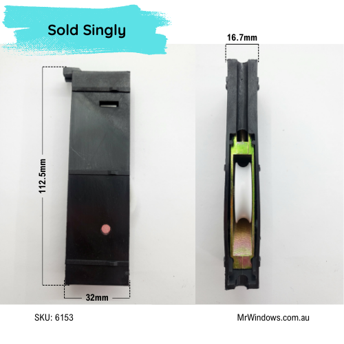 Sliding door rollers - suit AWS Vantage and more - Sold singly