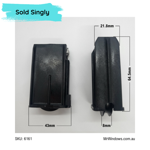 Door rollers - suit Bradnams SD2 series doors- Sold singly