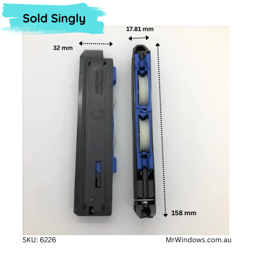 Door rollers - suits Trend Quantum series doors- RRR stock