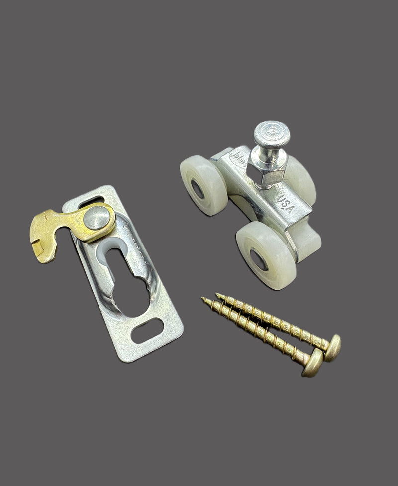 Cavity door roller hanger - tricycle trolley (3 wheels)