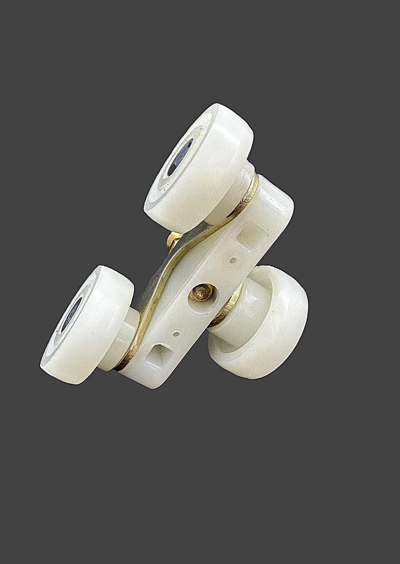 Tricycle cavity door roller/hanger - 3 roller configuration