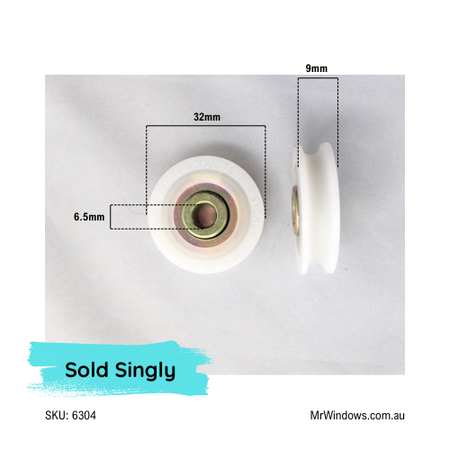 Roller only - 32mm diameter - No axel - Sold singularly