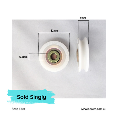 Roller only - 32mm diameter - No axel - Sold singularly