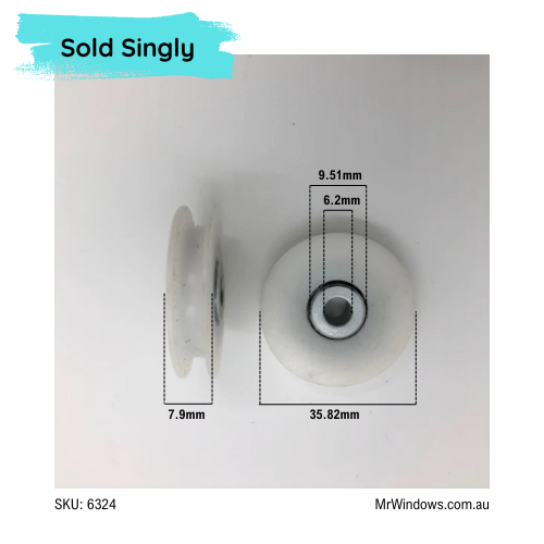 Roller only - No axle - Suits Punch Rivet