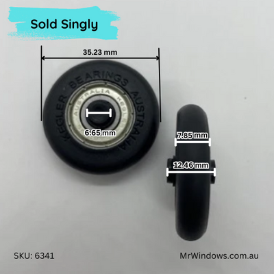 Roller only - Convex - nylon roller precision bearing