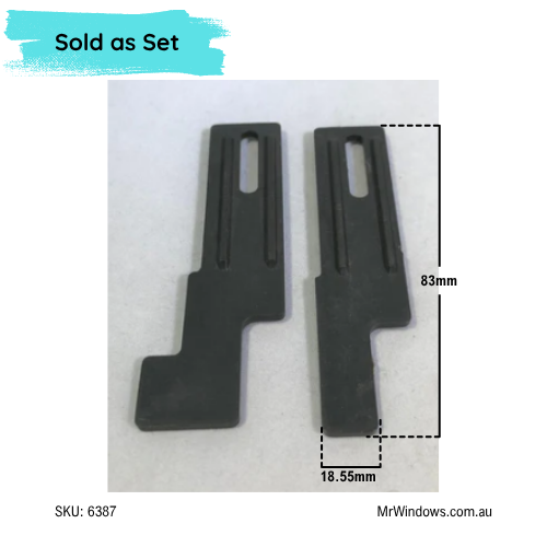 Guide Block - suits Jason Screen Doors - sold as SET LH & RH