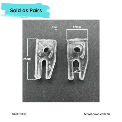 Guide Block - suits sliding Screen Doors - Cowdroy - sold as SET
