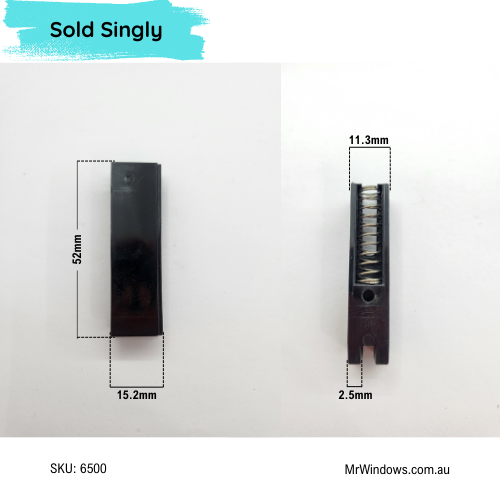 Screen door guide carriages to suit Boral KM cyclone, G James, Slideright